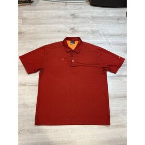 Nike Golf Dri-FIT Polo Shirt Performance Athletic‎ Red XL
